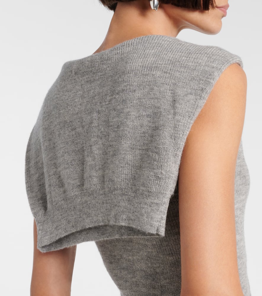Vao wool-blend minidress