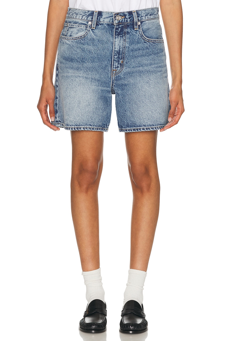 SLVRLAKE Walker Short in Like A Dream - Blue. 30 also in