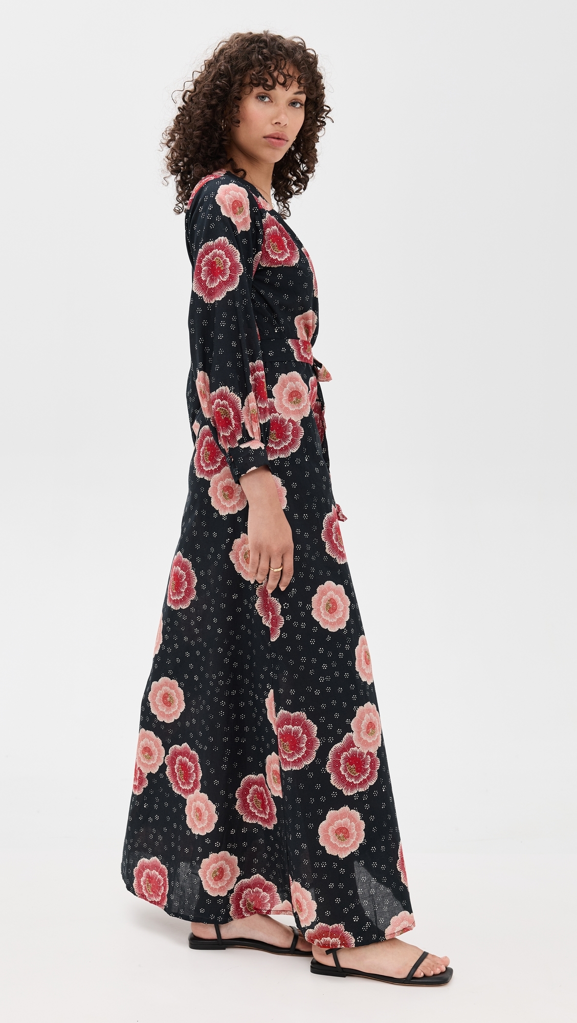 Kate Long Sleeve Dress POPPY INDIGO 