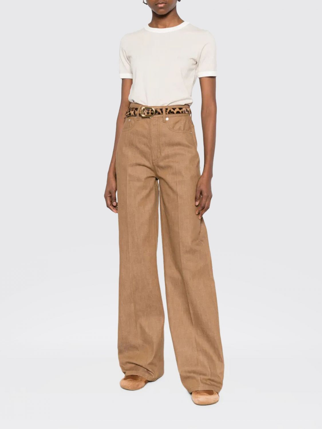 Jeans A. P.C. Woman color Brown