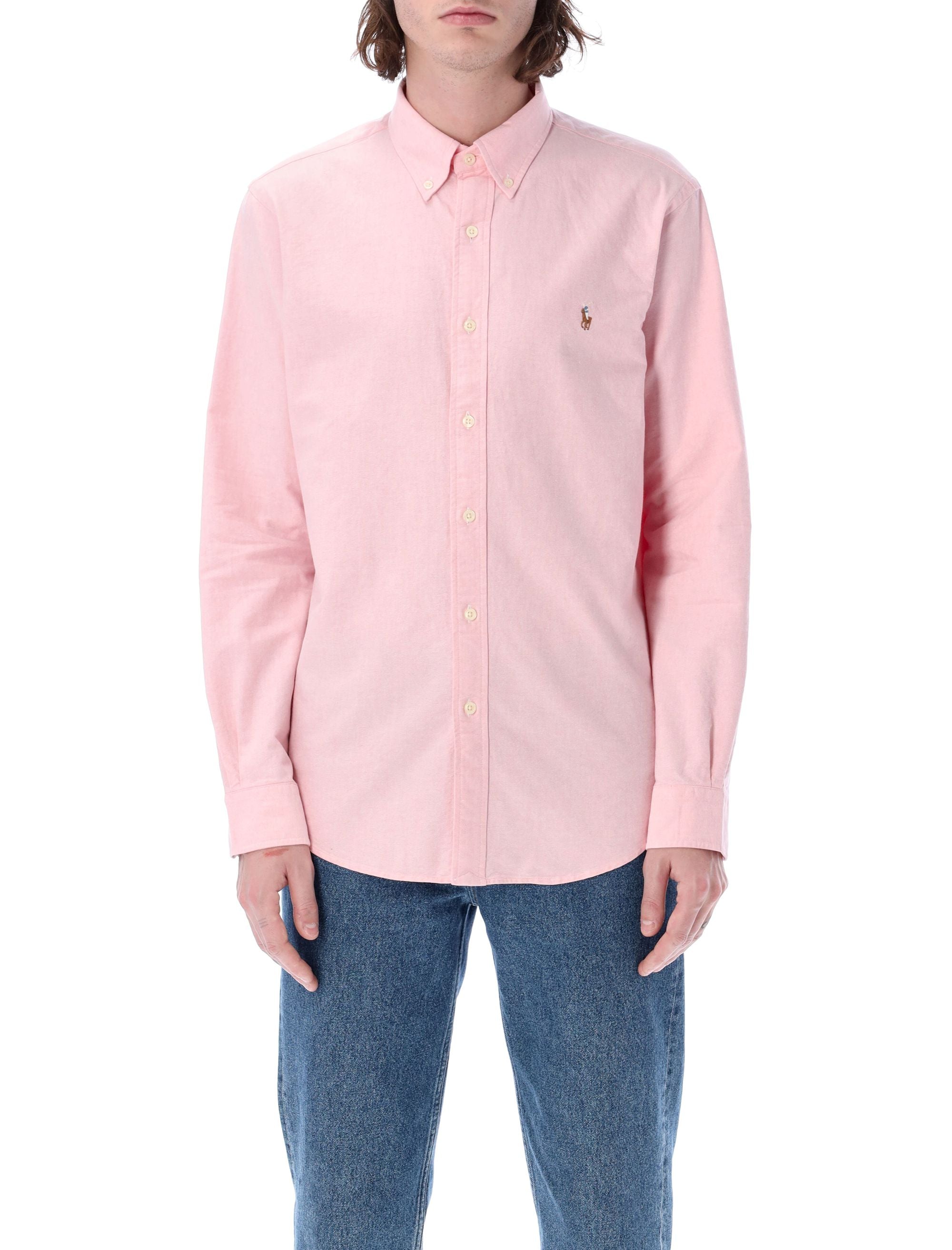 Slim-Fit Oxford Shirt for Men - Size L