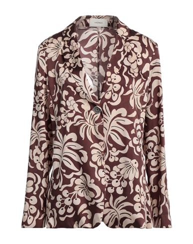 Malìparmi Woman Blazer Beige Size 10 Polyester