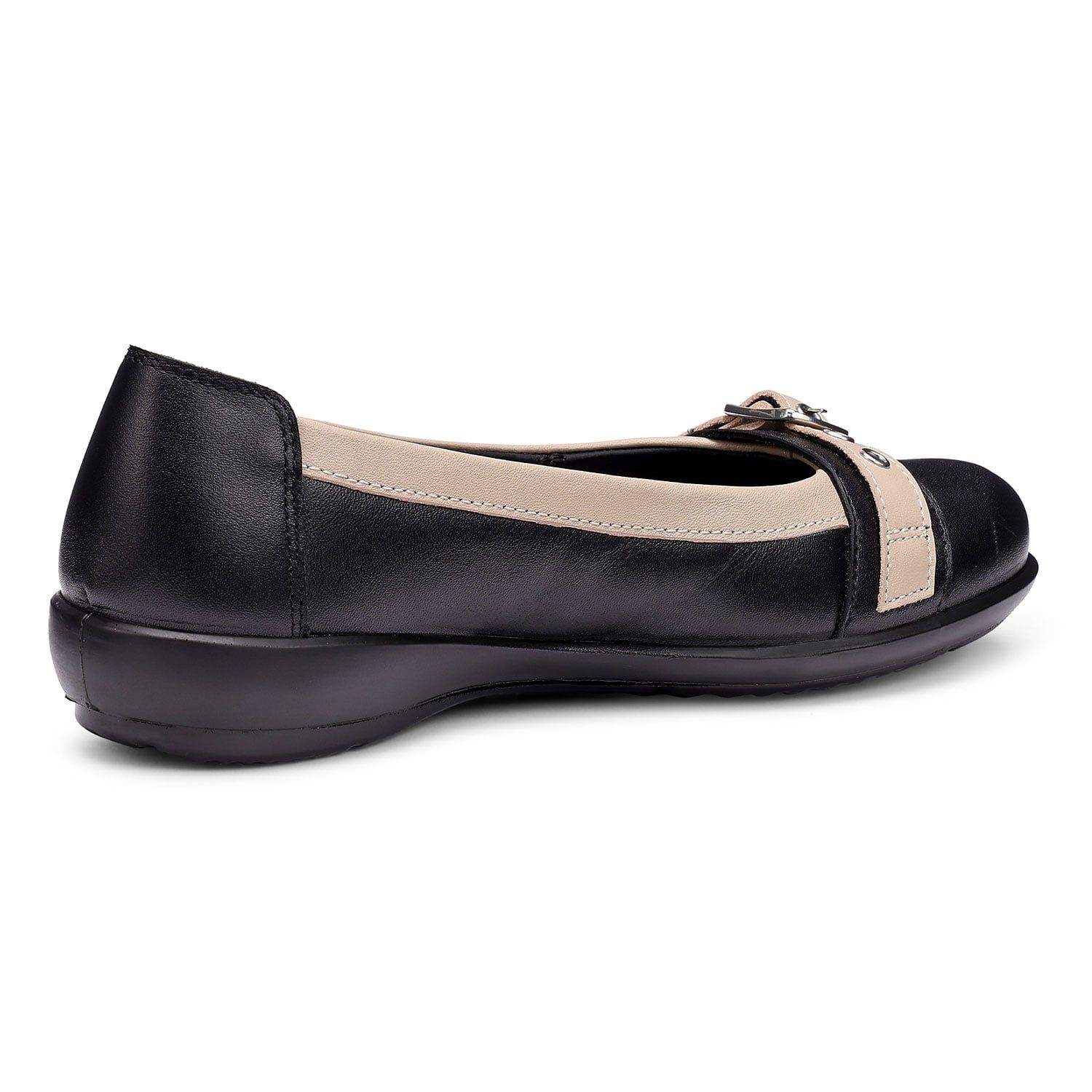 Hotter Wide Fit 'sparrow' Ballerinas In Black