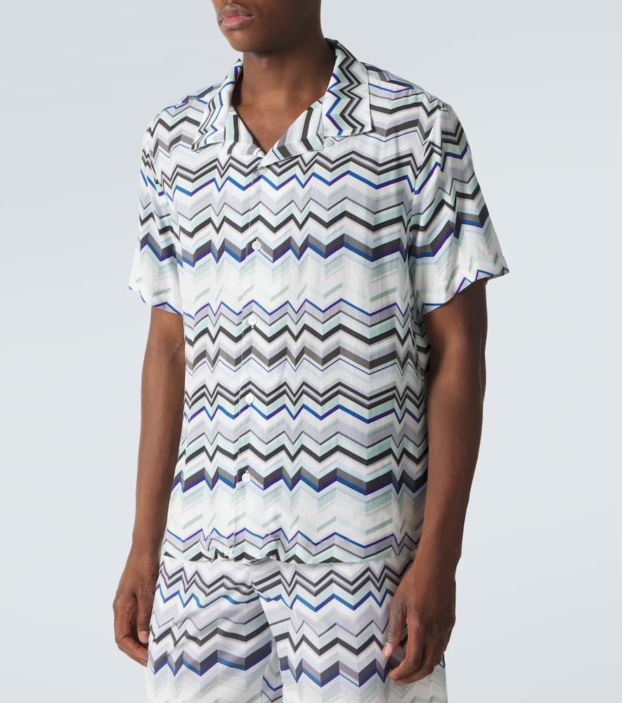 Zig Zag bowling shirt