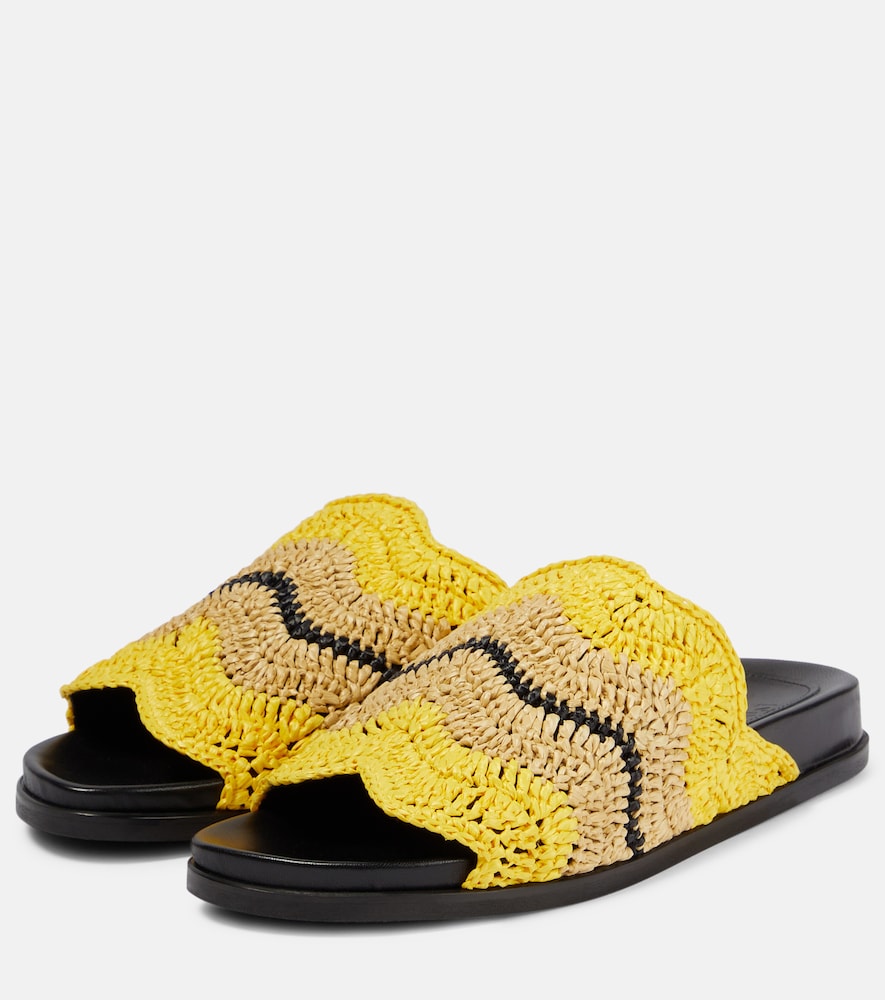 Crochet sandals
