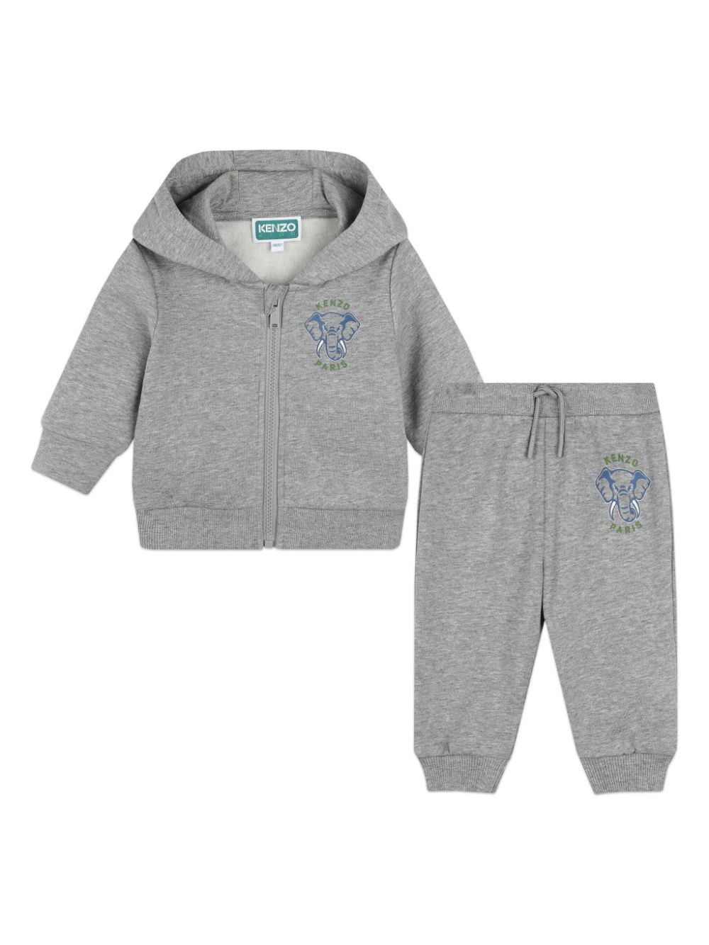 Logo-print tracksuit - Grey