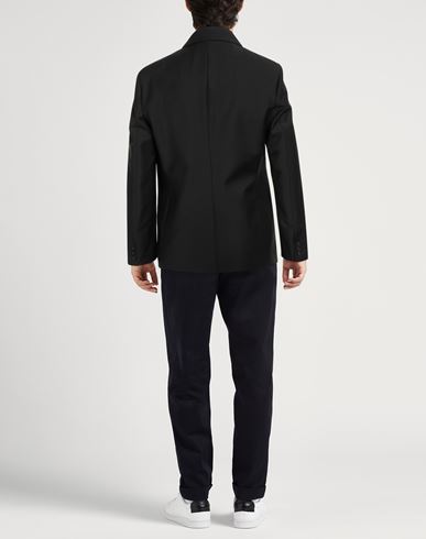 Man Blazer Black Size 36 Polyester, Virgin Wool, Elastane