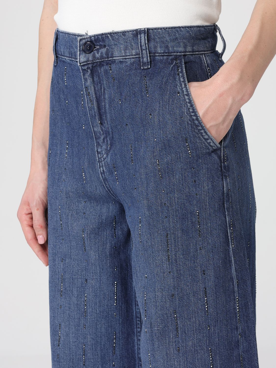 Pants Woman color Blue