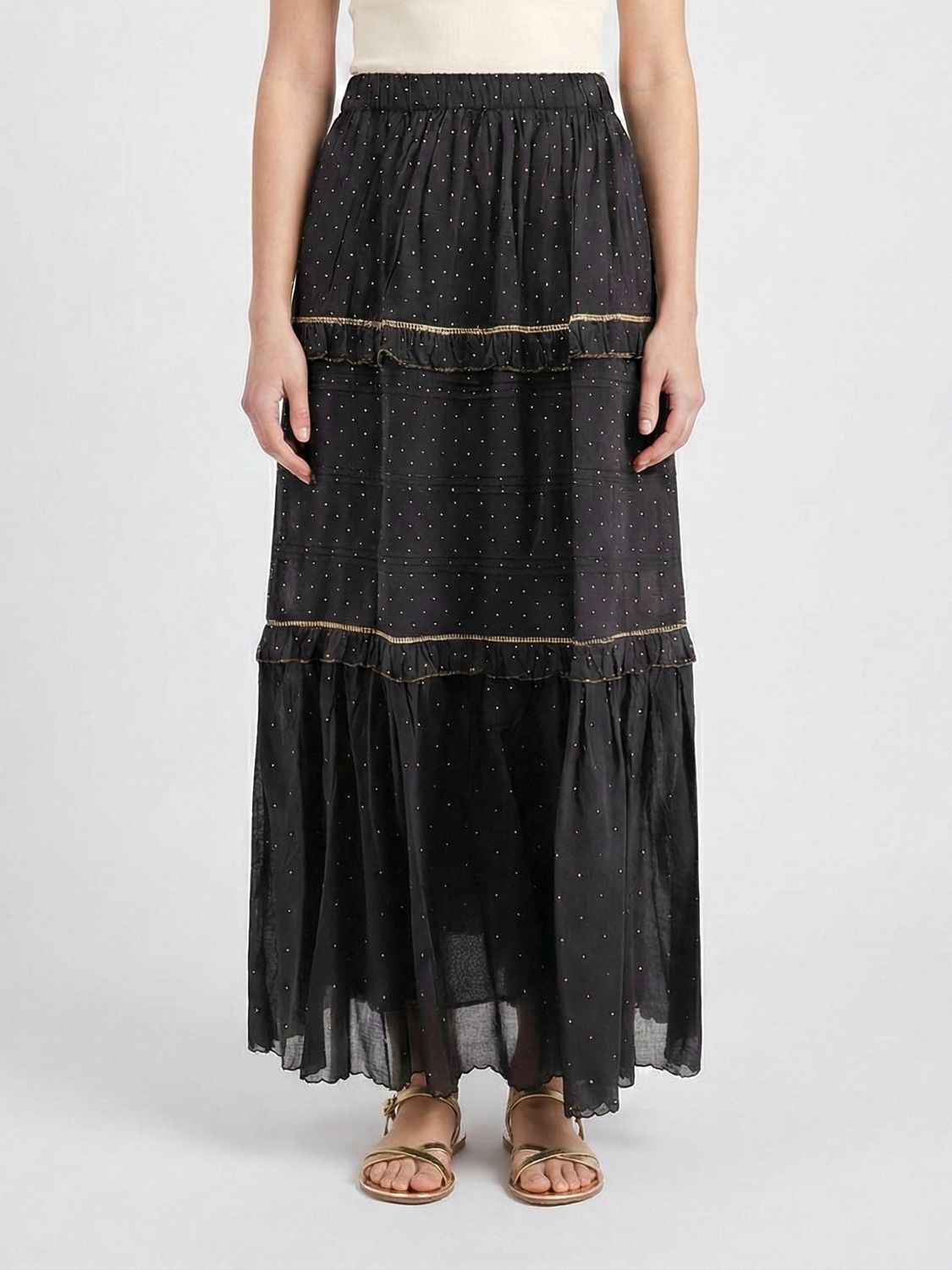 Skirt Woman color Black