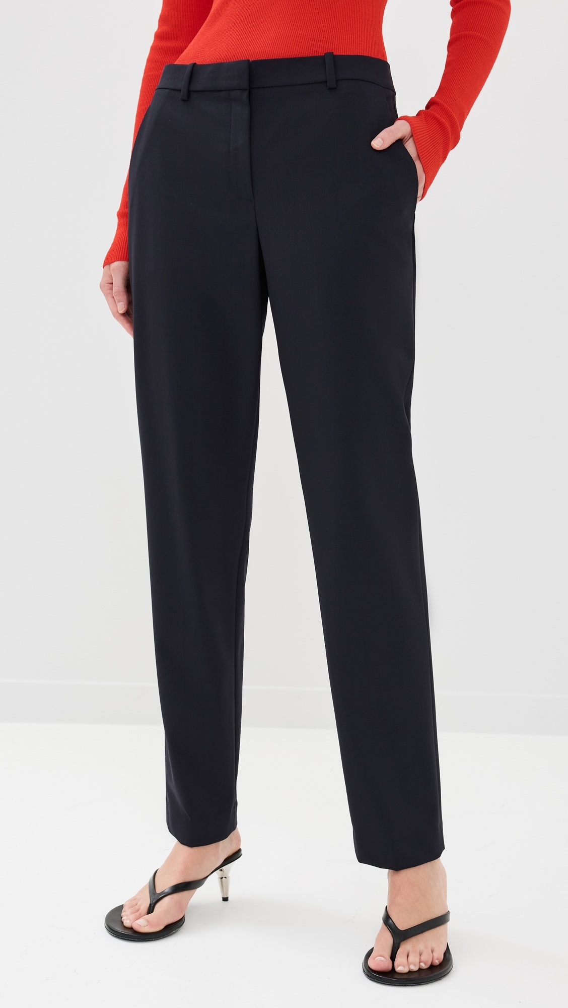 Treeca Full Length Pants Deep Navy