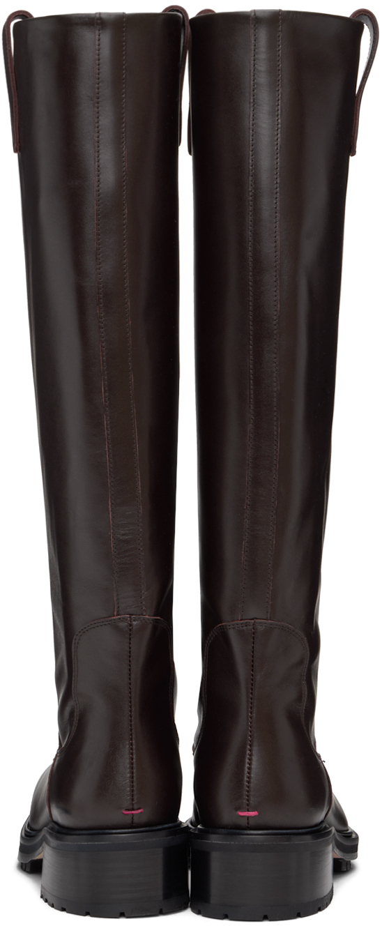 Aeyde Brown Henry Tall Boots