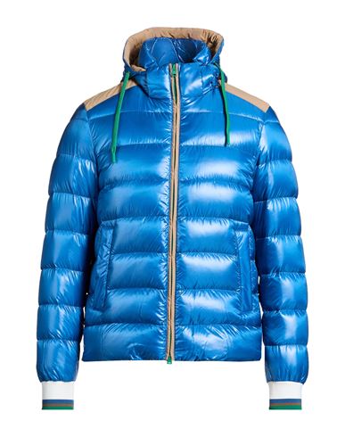 Man Puffer Azure Size 38 Polyamide