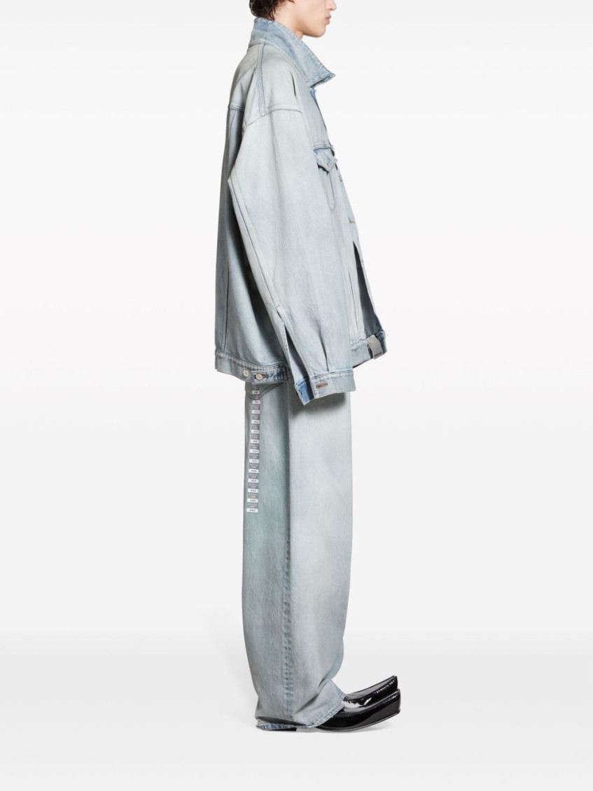 Size Sticker Denim Jacket