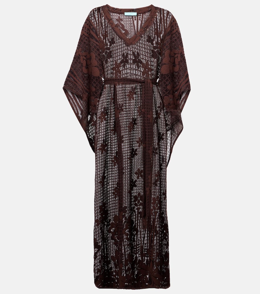 June cotton-blend kaftan