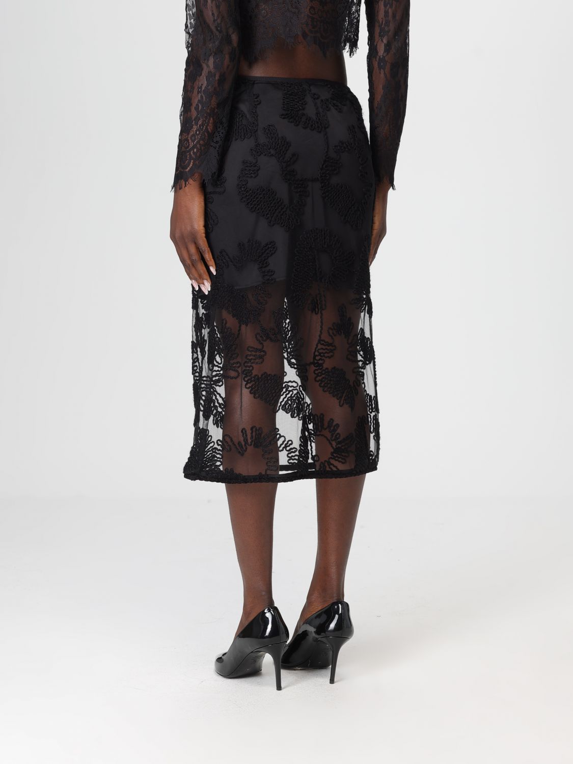 Skirt Woman color Black