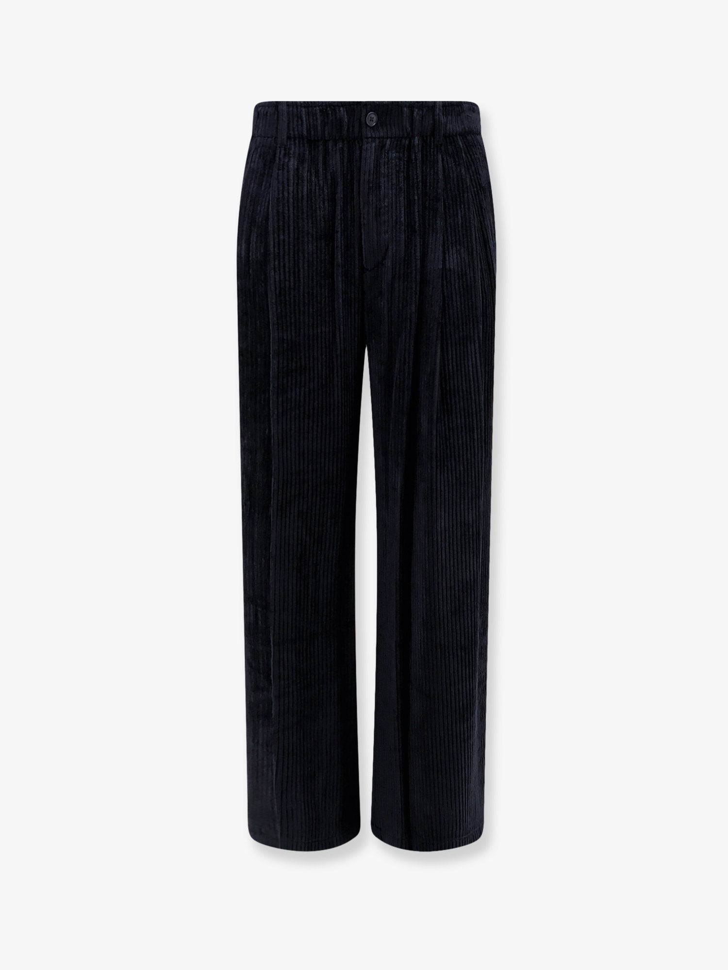 Corduroy Trousers — Black