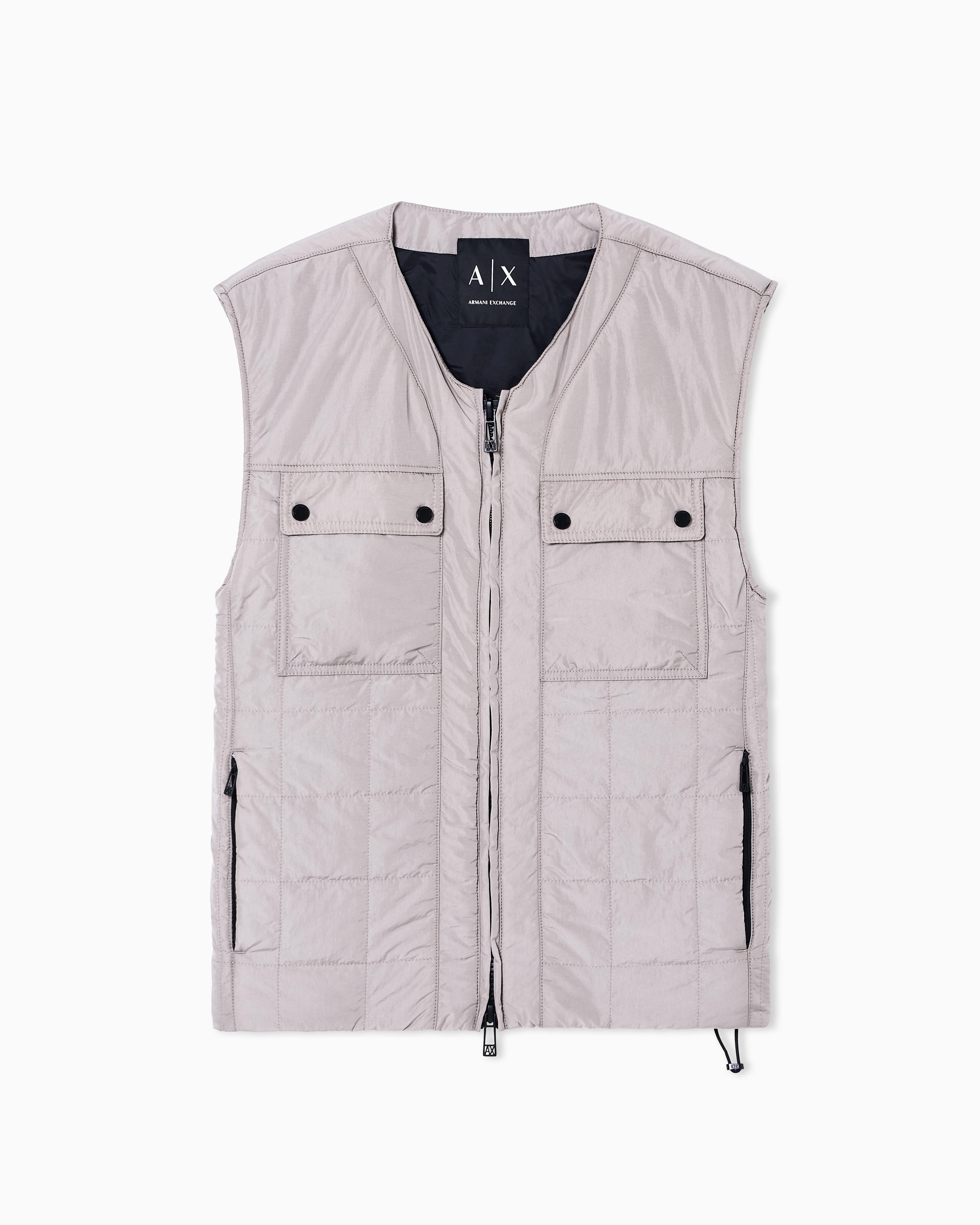 Ultralight Padded Vest in Shiny Nylon