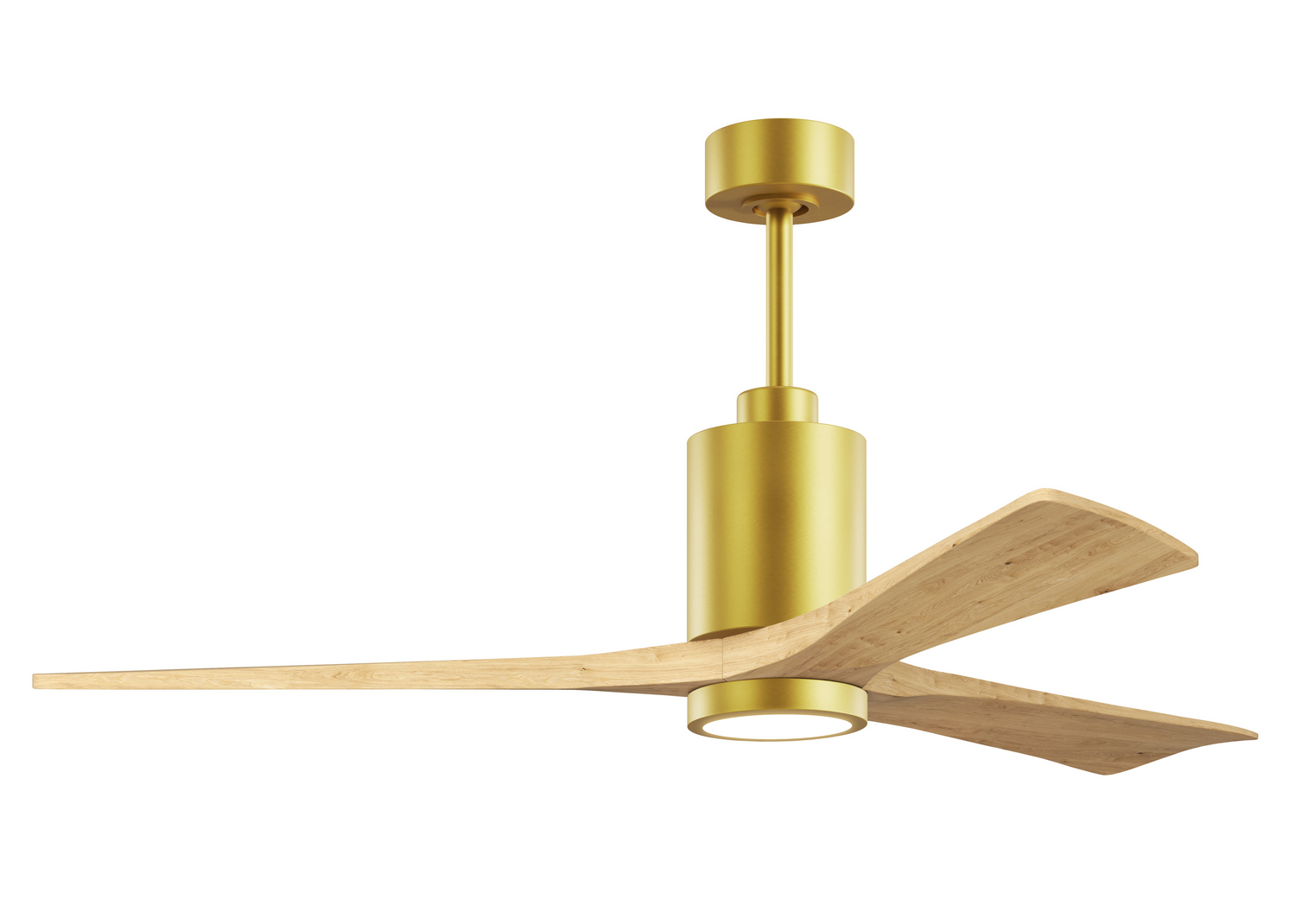 Brushed Brass 60" Ceiling Fan from the Patricia-3 Collection