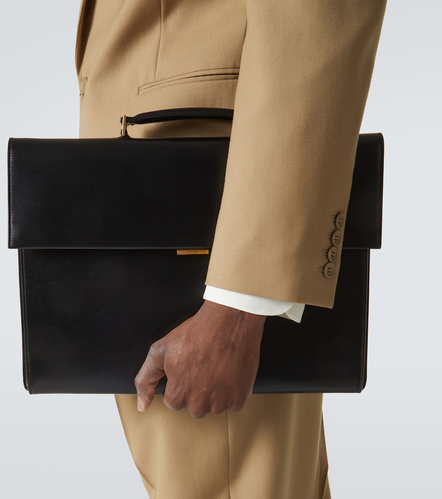 Leather briefcase