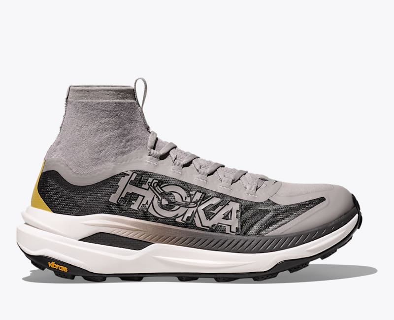 HOKA Men's Tecton X 3 Shoes in Cement/Black