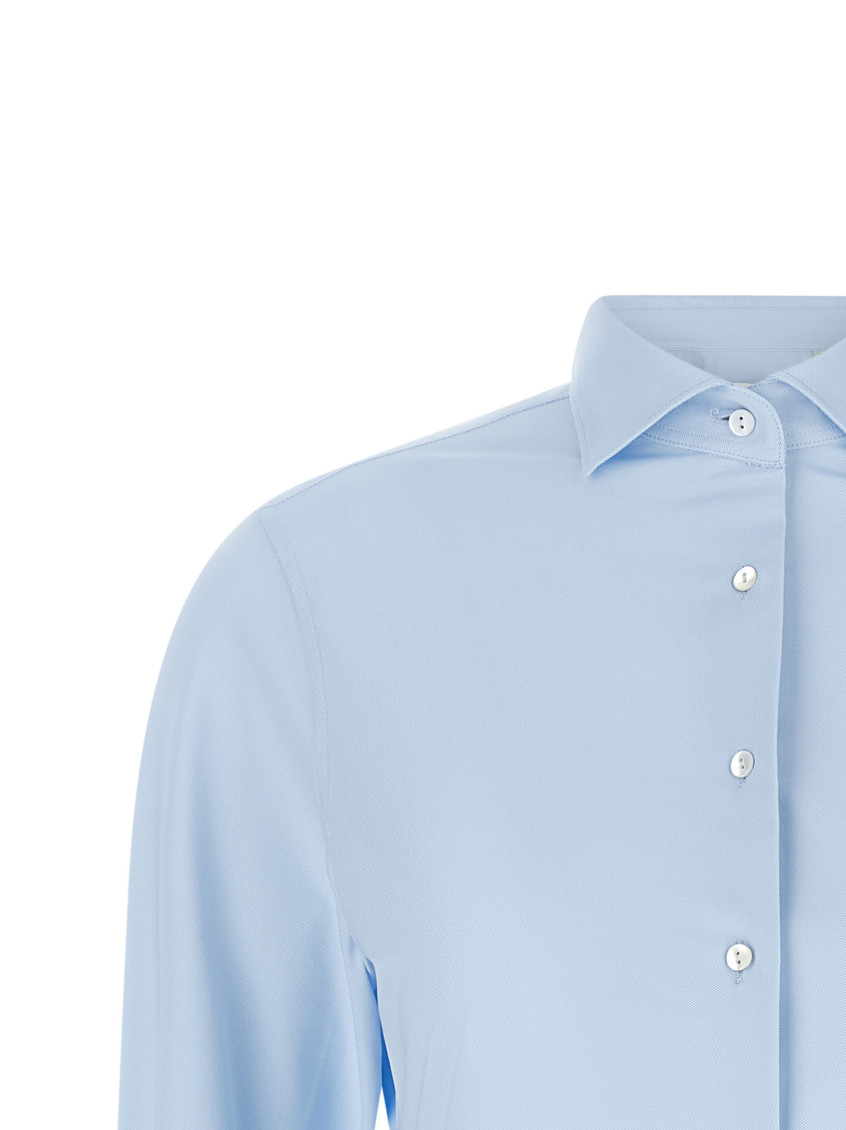 Buttoned Long-sleeved Shirt