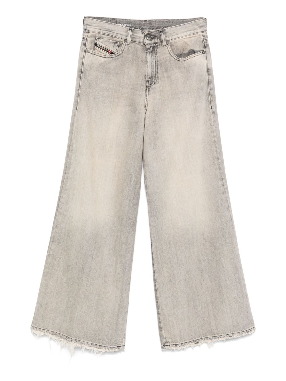 Raw-hem jeans - Grey