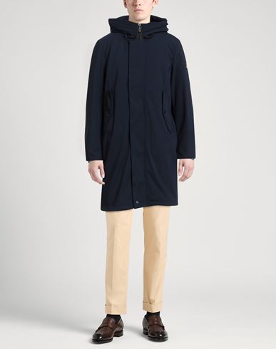 Man Coat Navy Size L Polyester