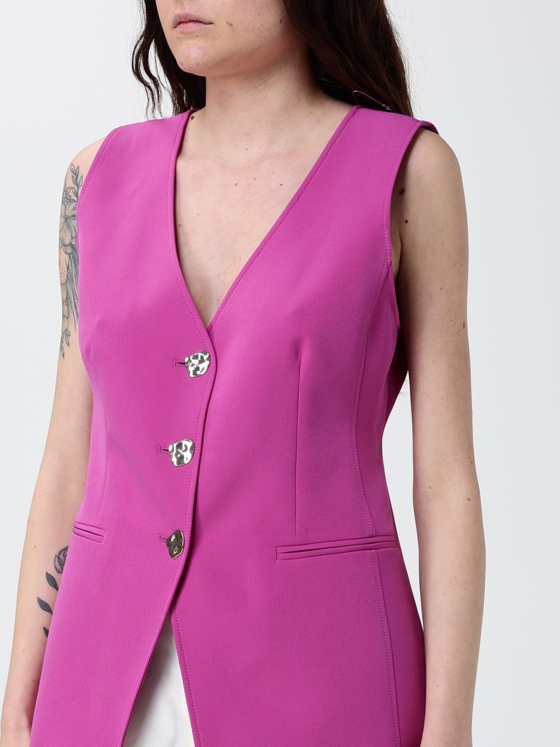 Waistcoat Woman color Fuchsia