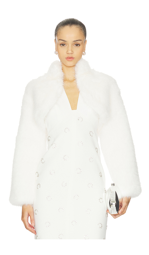 ELLIATT Lucyna Cropped Jacket in White. - XS also in L