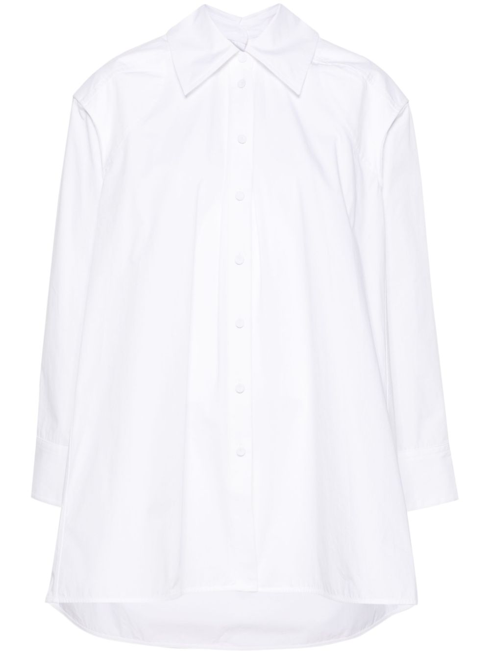 Poplin cotton shirt - White