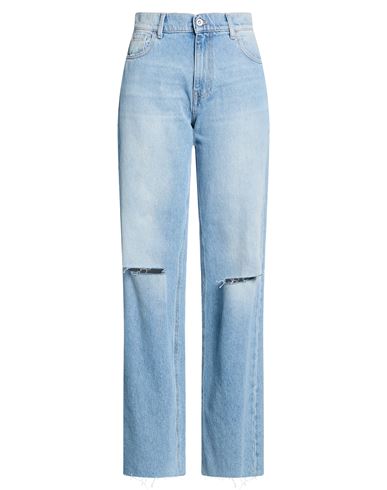 Woman Jeans Blue Size M Cotton