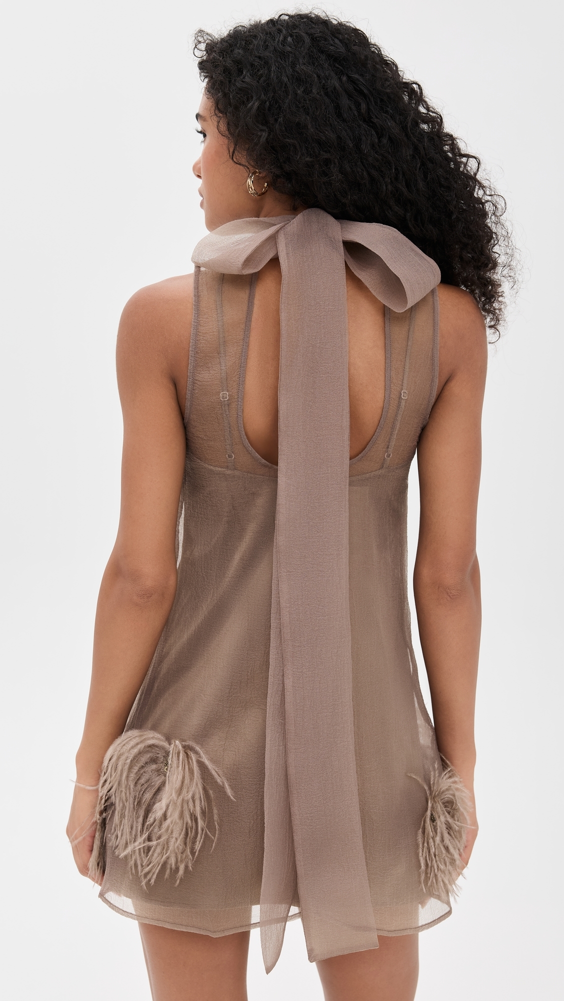 Albee Mini Dress Truffle