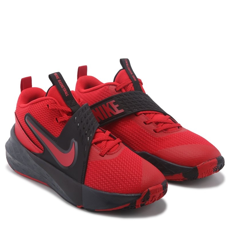 Kids' Hustle 12 Basketball Shoe Big Kid Shoes (Red/Black)