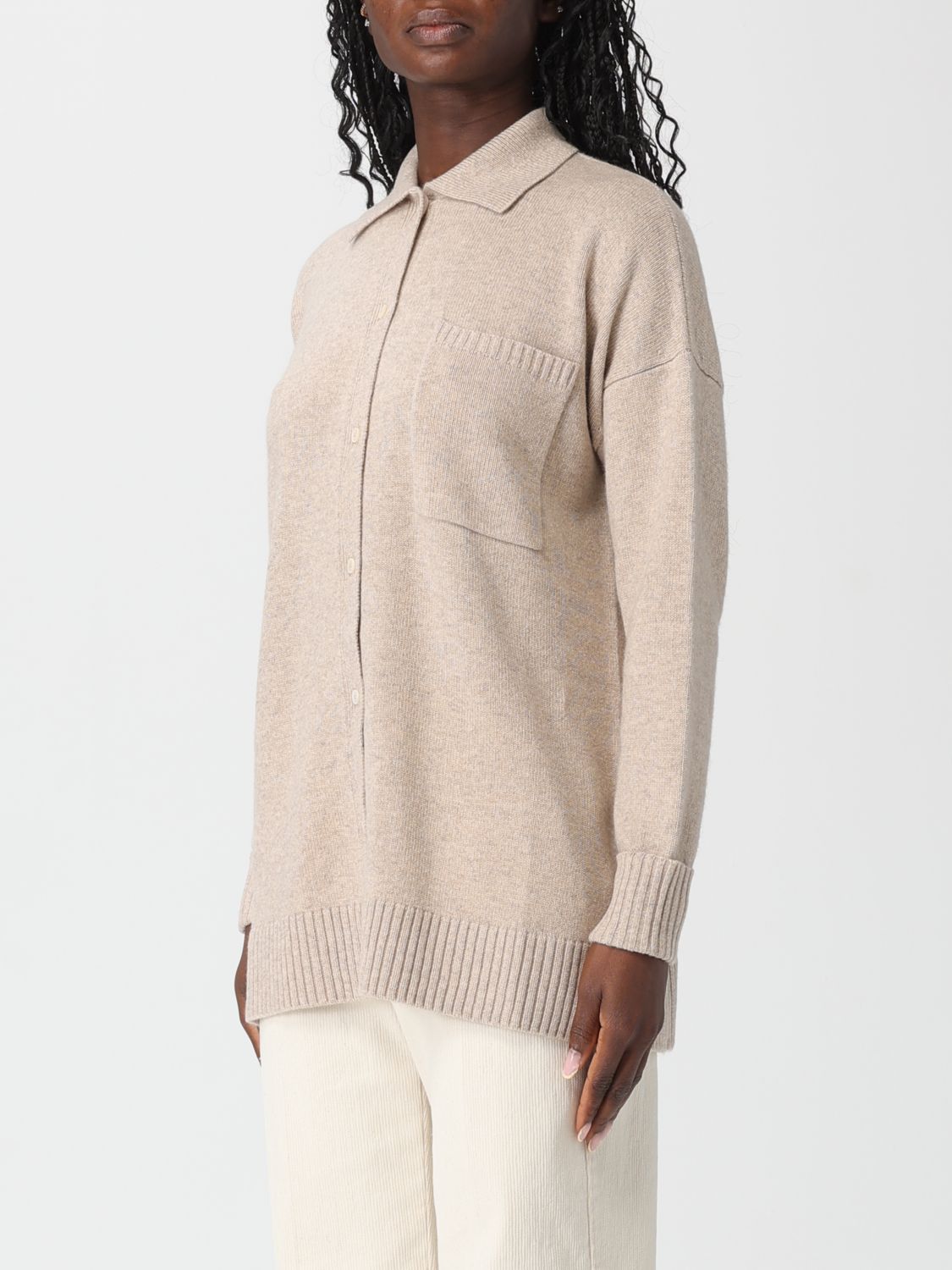 Polo Shirt Woman color Beige