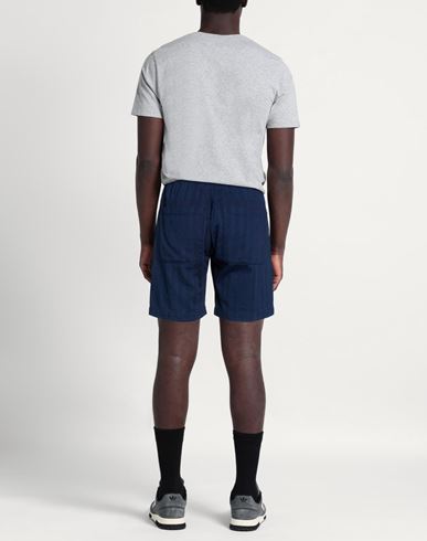 Man Shorts & Bermuda Shorts Midnight blue Size 28 Cotton