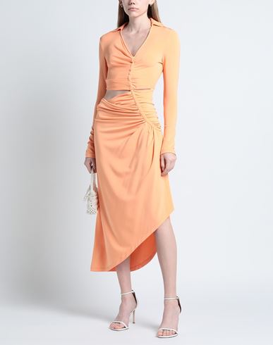 Off-white Woman Maxi dress Orange