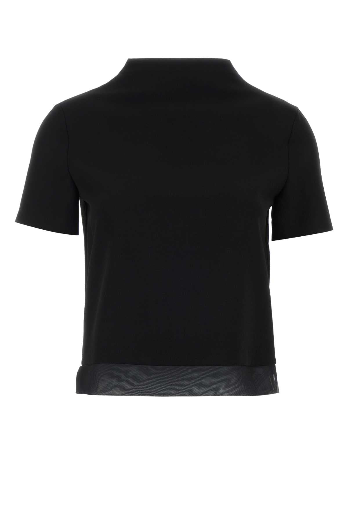 Virgin Wool Sweater — Black