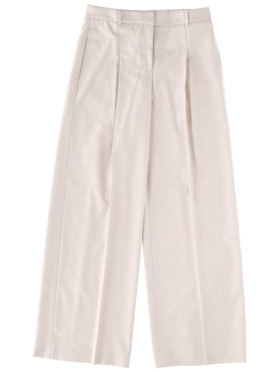 Regular-fit Trousers in Soft Flannel