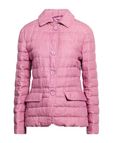 Woman Puffer Mauve Size 6 Linen