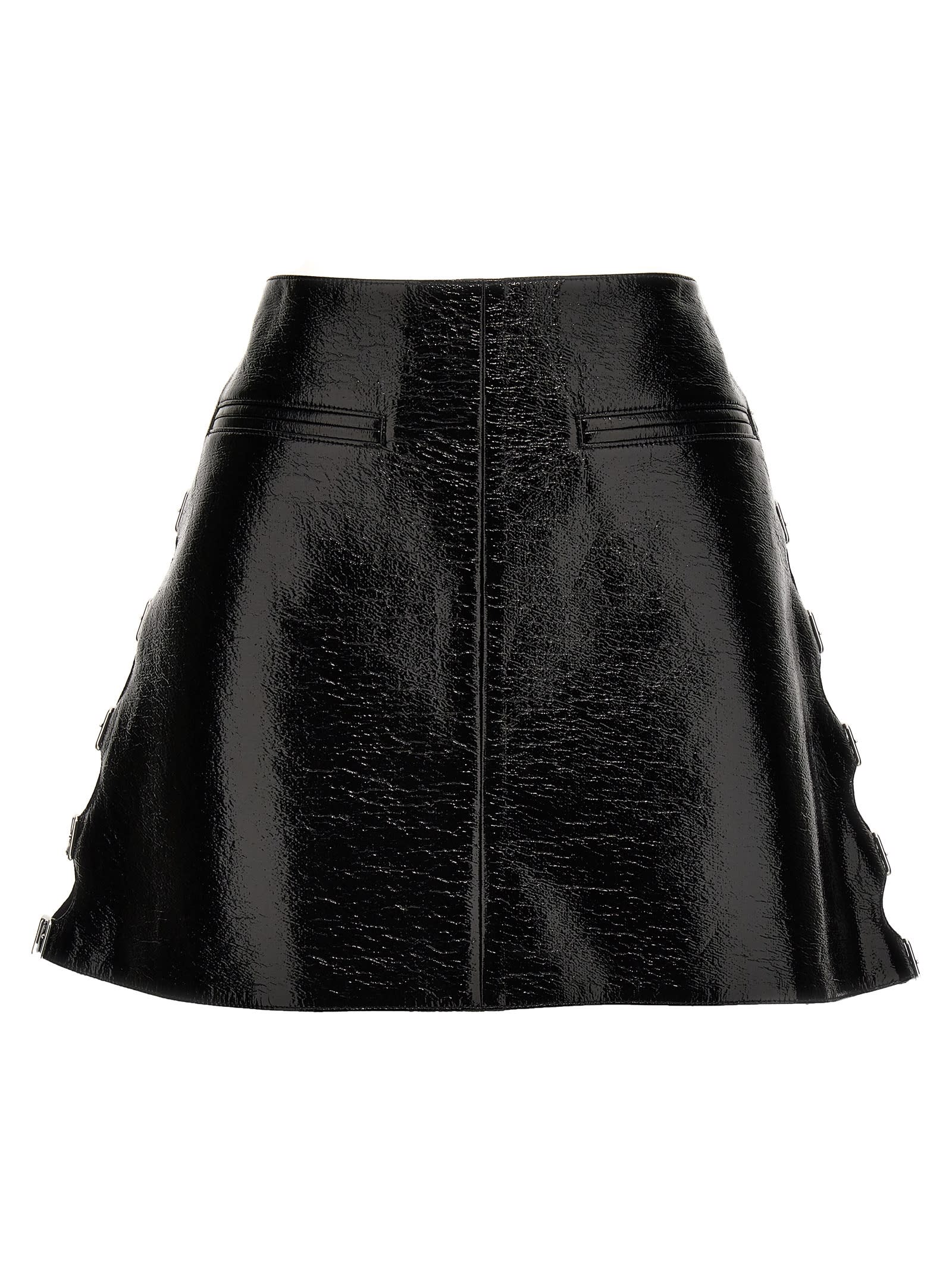 Vinyl Miniskirt