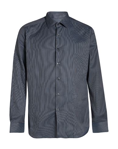 Man Shirt Navy Size 15 ½ Cotton