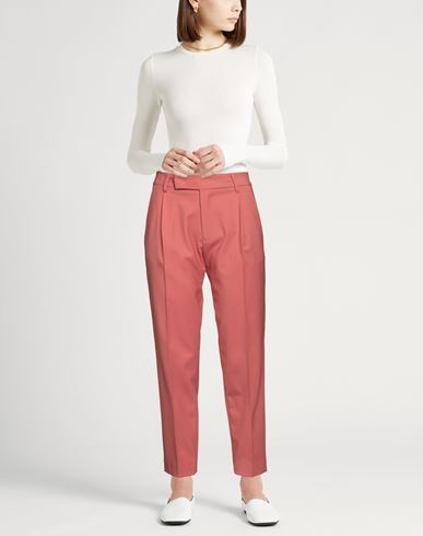 Woman Pants Rust Size 2 Virgin Wool, Elastane