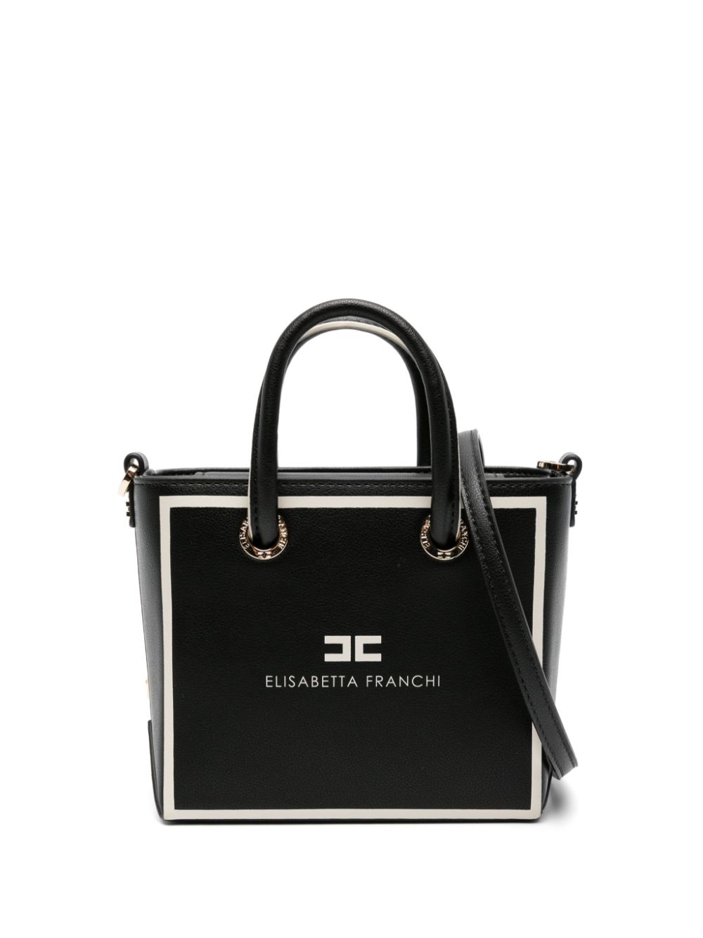 Mini 24/7 logo-print tote bag - Black