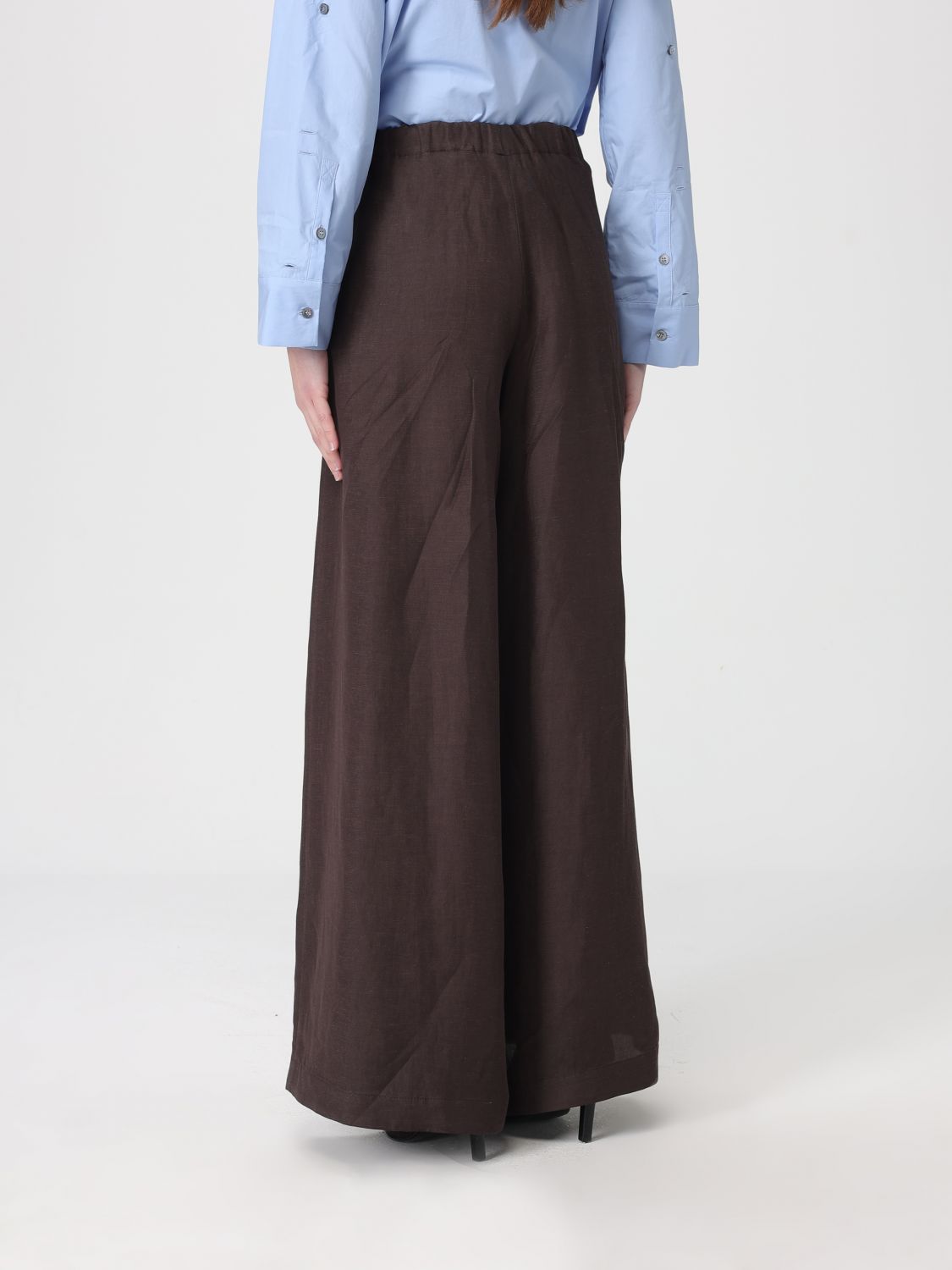 Pants Woman color Brown