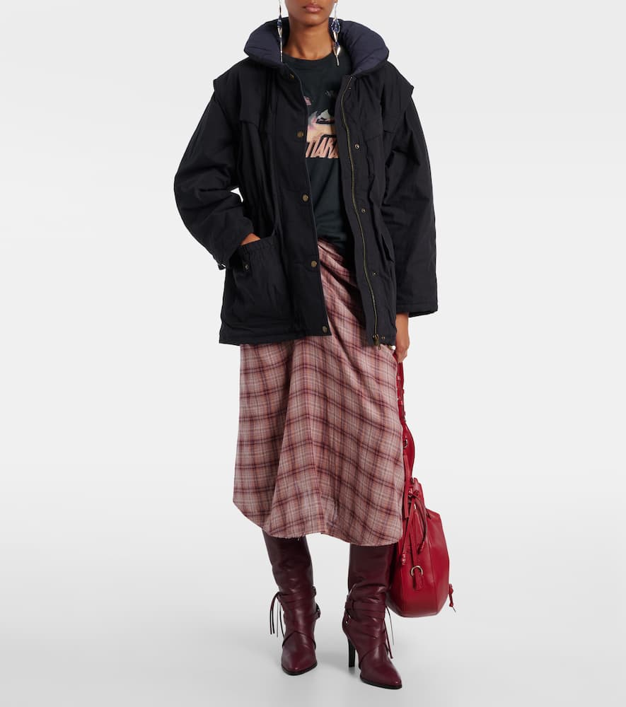 Damone hooded cotton-blend jacket