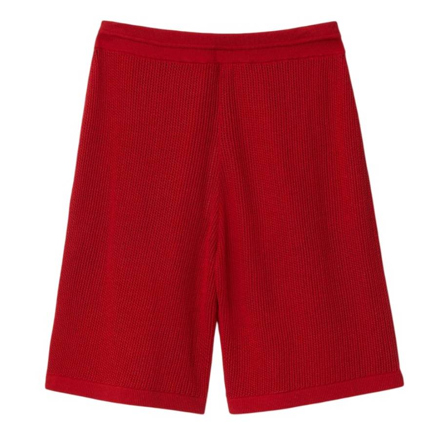 Silk Cotton Mesh Shorts
