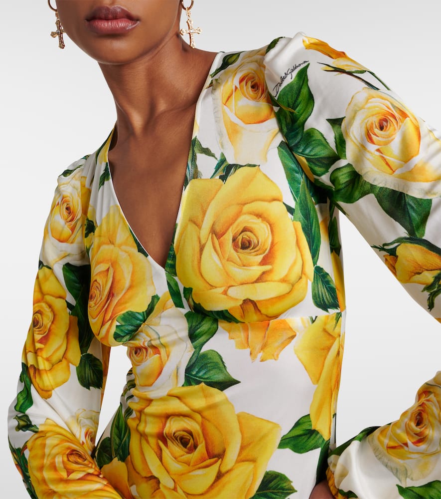 Floral midi dress