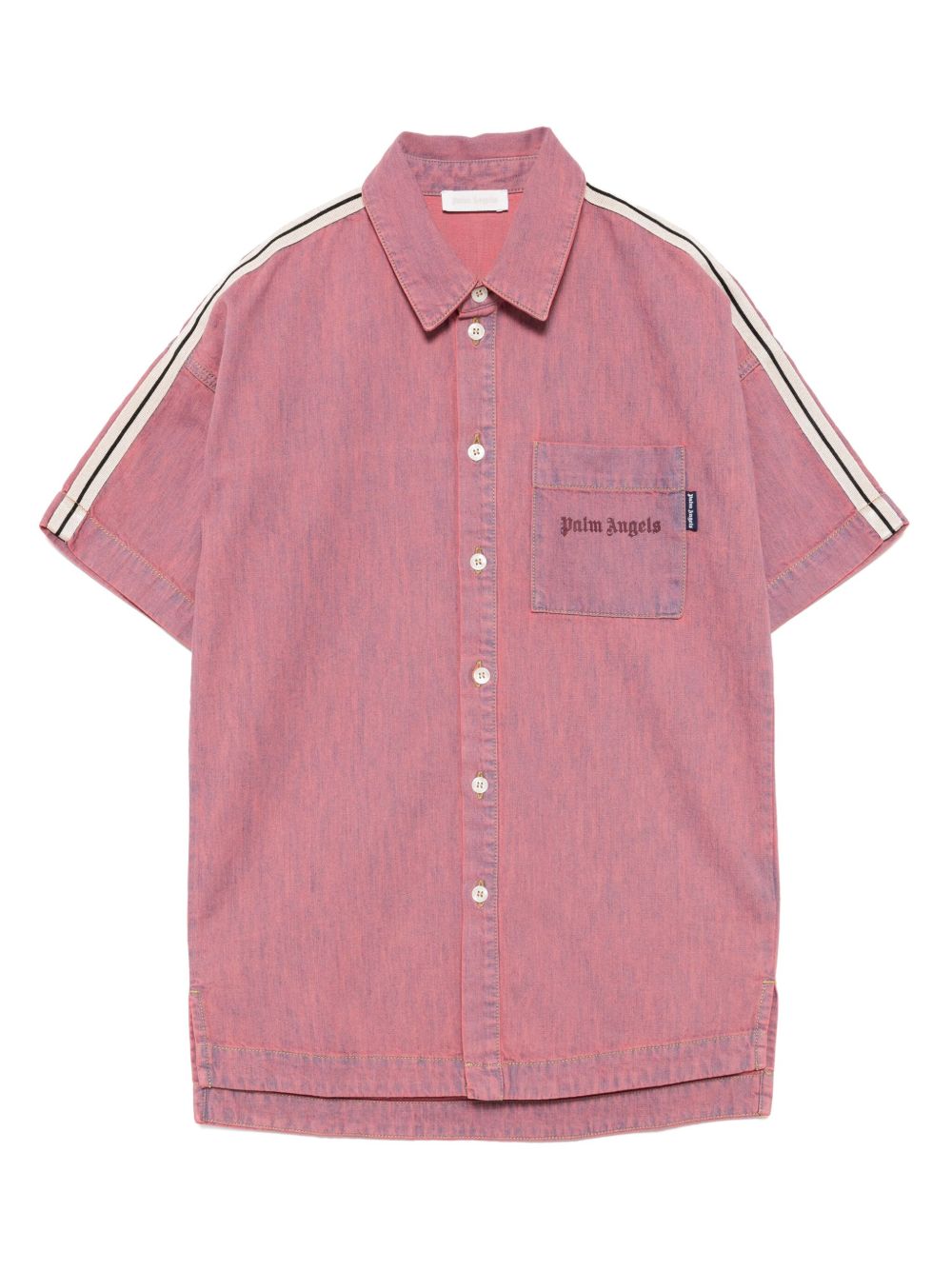 Palm Angels Kids logo-print dress - Pink