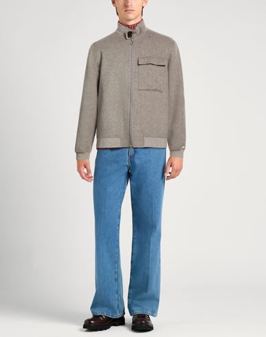 Paltò Man Jacket Grey Size 44 Wool, Nylon
