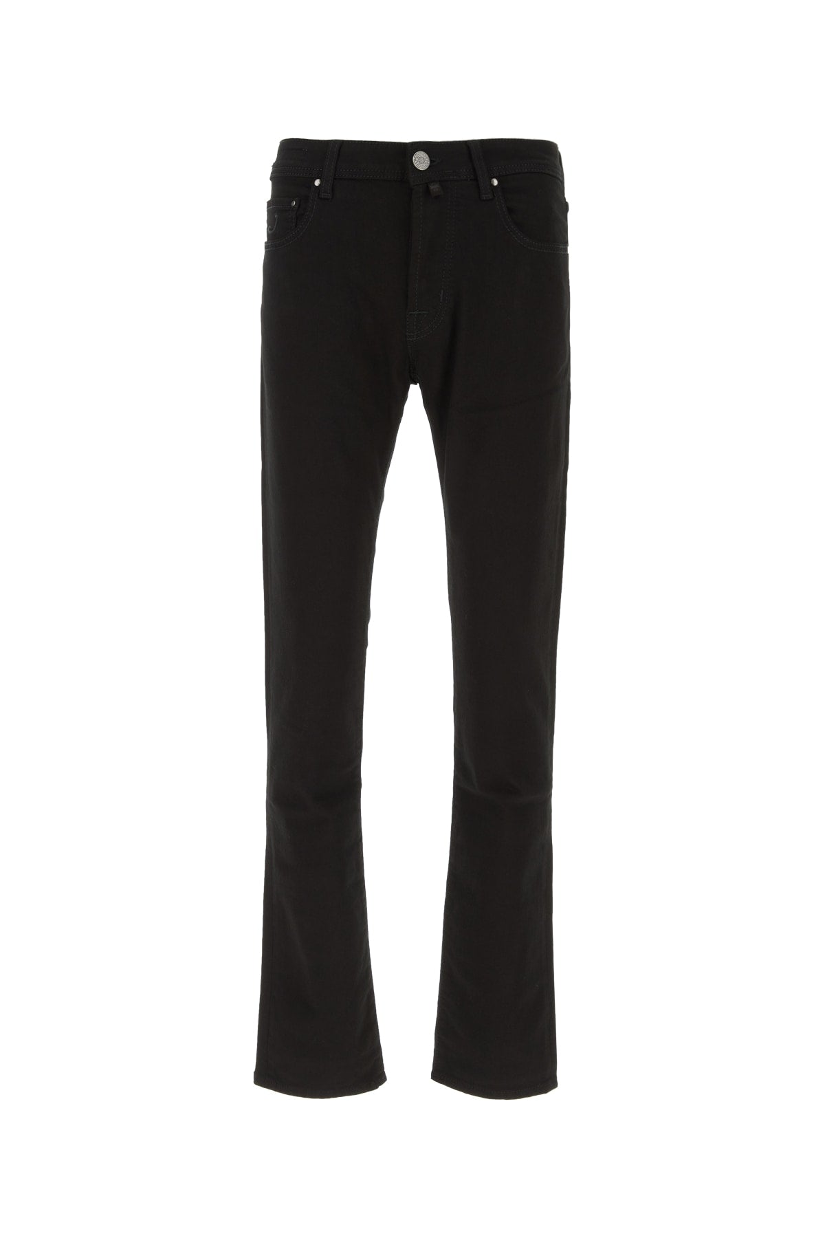 Five-Pocket Denim Jeans — Black